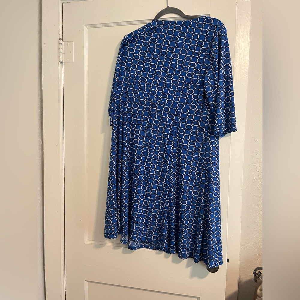 Geo-print dress